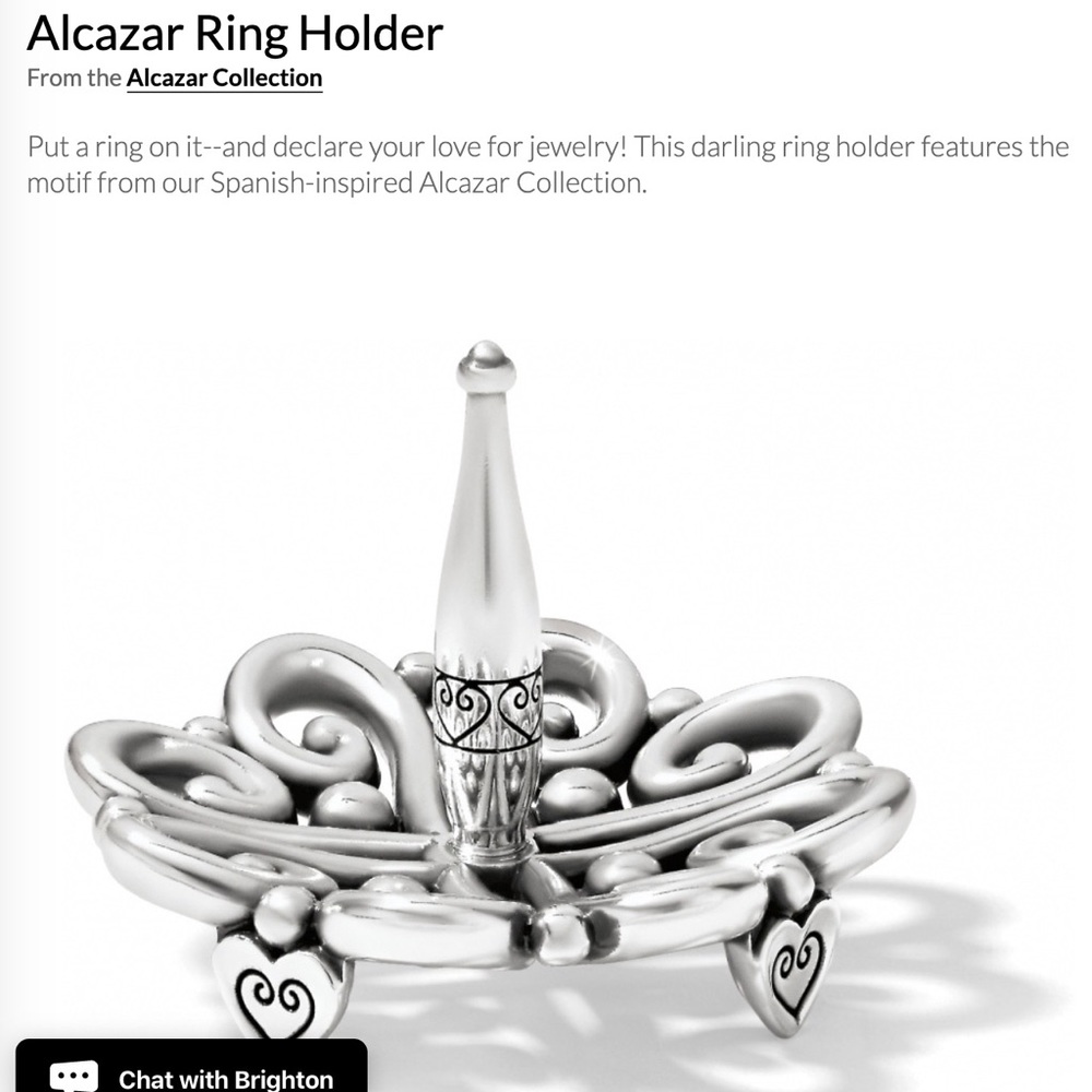 Brighton Silver Ring Holder 💍